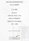 Répertoire chronologique : 22 avril 1877-10 décembre 1890