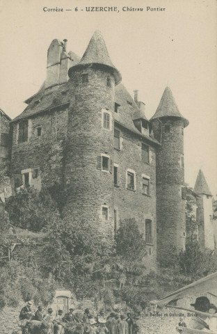Uzerche : "Corrèze - 6 - Uzerche, château Pontier".