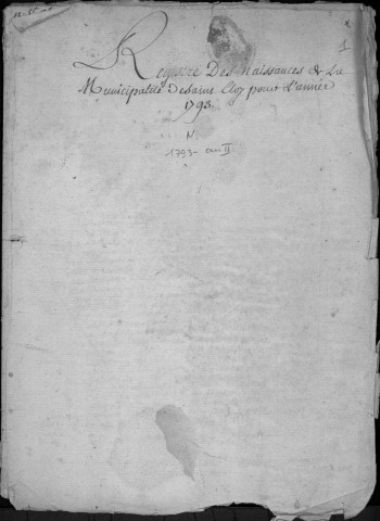 Naissances, mariages, décès (1793-1802)