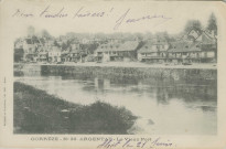 Argentat : "Corrèze - N°22. Argentat - Le vieux port".