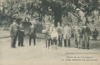 Scènes de nos campagnes - 12. Une partie de quilles".