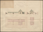 Brive-la-Gaillarde, prison : construction, devis, correspondance, affiches, rapports, tentative d'évasion (1818).