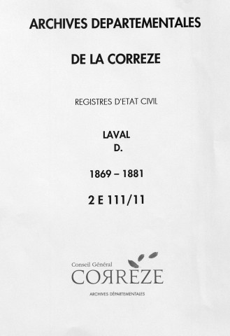 Décès (1869-1881)