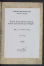 Classe 1878 : matricules 495 à 992.