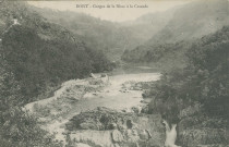 Bort-les-Orgues : "Bort - Gorges de la Rhue à la Cascade".