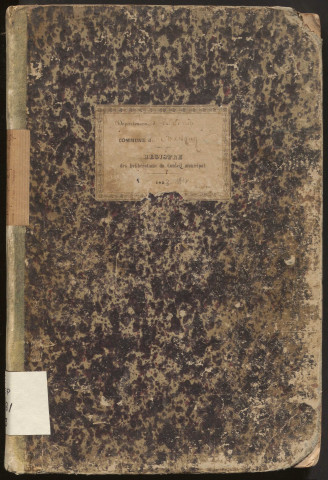 Délibérations du conseil municipal. 1er février 1863-23 décembre 1877