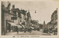 Brive-la-Gaillarde : "114. - Brive (Corrèze) - Avenue de Paris".