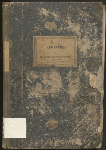 Délibérations du conseil municipal. 10 décembre 1866-1er septembre 1879