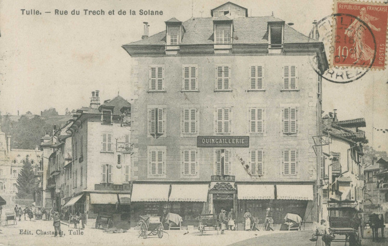Tulle : "Tulle. - Rue du Trech et de la Solane".