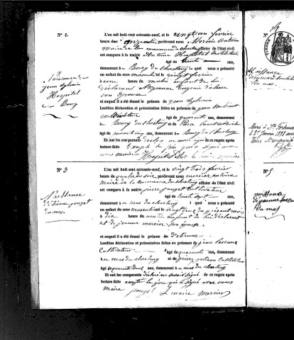 Naissances (1869-1881)