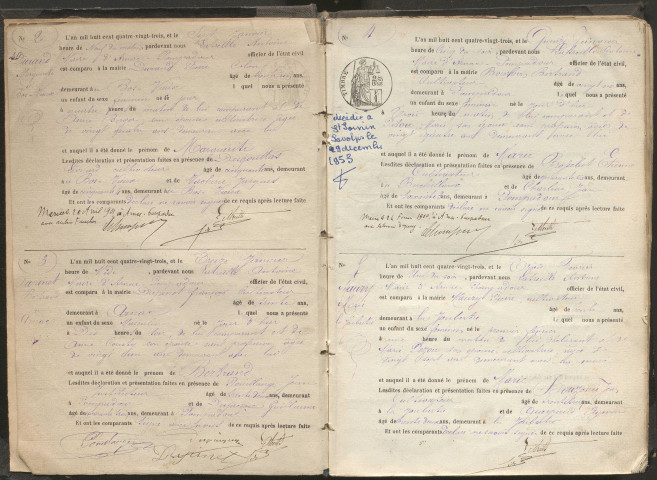 Naissances (1883-1902)