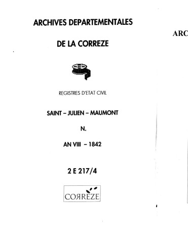 Naissances (1800-1842)