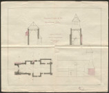 Eglise. Presbytère. Place publique.