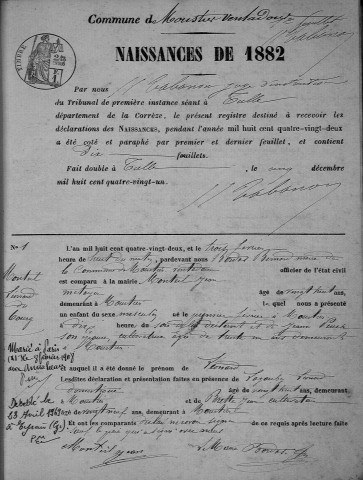 Naissances (1882-1902)