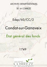 État général des fonds. 17 mars-04 juillet 1749