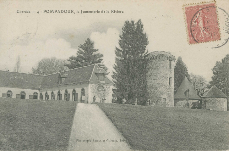 Beyssac : "Corrèze - 4 - Pompadour - La jumenterie de la Rivière".