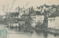 Uzerche : "Corrèze - 37 - Uzerche, les vieux château". (sic)