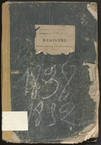 Délibérations du conseil municipal. 10 novembre 1839-24 novembre 1852