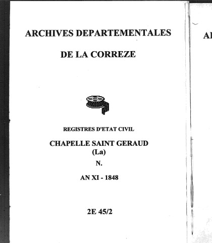 Naissances (1803-1848)