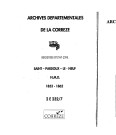 Naissances, mariages, décès (1853-1862)