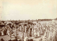 Vue générale du marché.