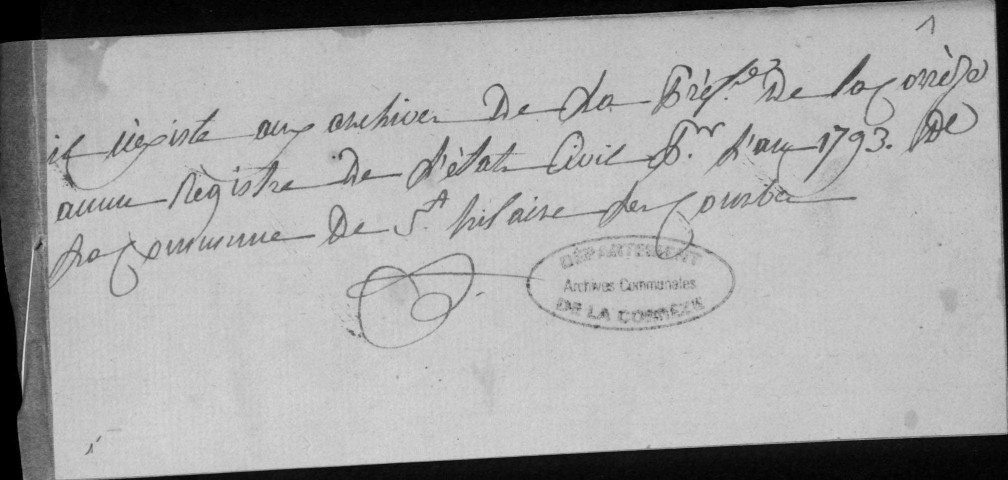 Naissances, mariages (1794-1802)