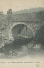Gimel : "Corrèze - 198 - Gimel, pont sur la Montane avant la 1re cascade".