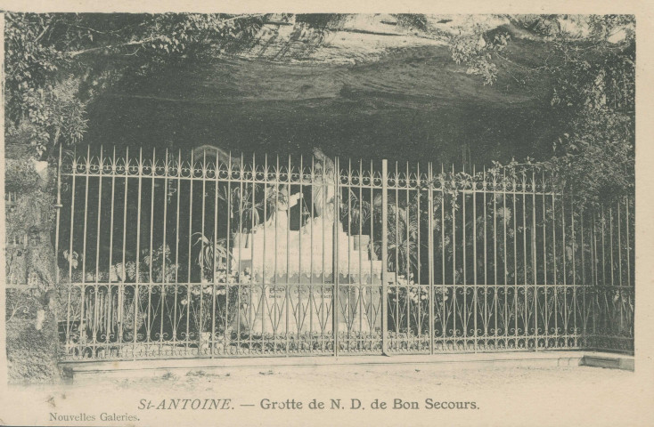 Brive-la-Gaillarde : "St-Antoine. - Grotte de N.D. de Bon Secours.".
