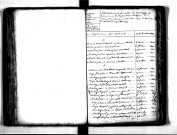 Tables décennales des mariages (1813-1822)