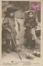 Folklore : "62. Le Limousin illustré - Nous menons à la foire vendre nos petits porcs.". Texte en langue limousine par P. do F.