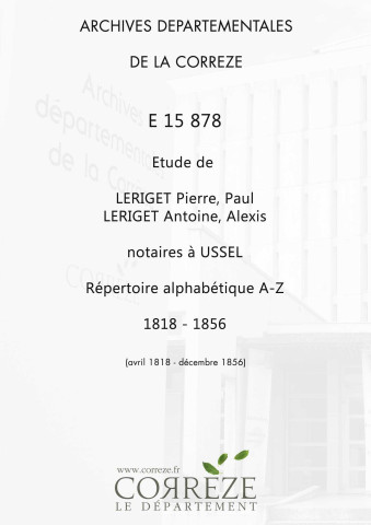 Répertoire alphabétique : A-Z