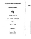 Naissances, mariages, décès (1803-1812)