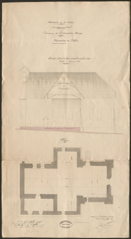 Eglise. Presbytère.