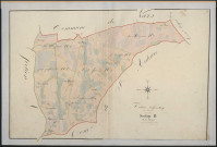 Tableau d'assemblage de la section B des Brugères