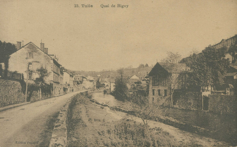 Tulle : "23. Tulle Quai de Rigny".