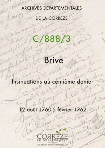 12 août 1760-5 février 1762
