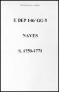 Sépultures (1750-1771)
