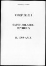 Décès (1793-1802)