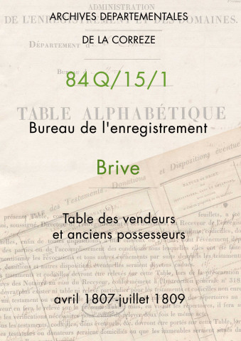 avril 1807-juillet 1809