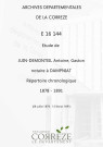 Répertoire chronologique : 28 juillet 1878-15 février 1891