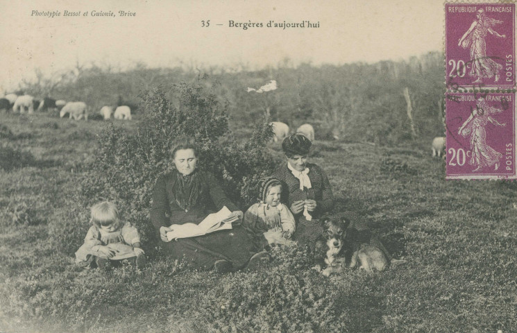 Folklore : "35 - Bergères d'aujourd'hui".