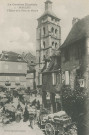 Beaulieu-sur-Dordogne : "La Corrèze illustrée - 2. - Beaulieu - L'église et la place du marché".