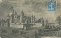 Arnac-Pompadour : "Corrèze - 28 - Pompadour, ancien château".