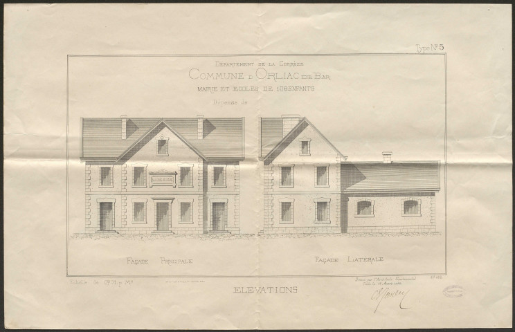 Maison d'école.