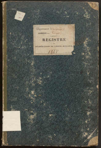 Délibérations du conseil municipal. 09 février 1845-11 février 1849