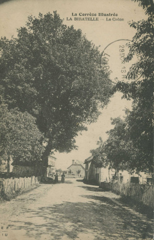 Gros-Chastang : "La Corrèze illustrée - La Bitarelle - Le chêne".