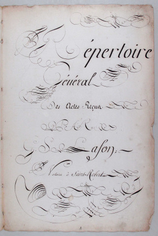 Répertoire chronologique : 24 novembre 1801-12 avril 1815