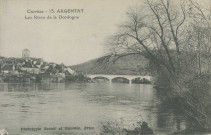 Argentat : "Corrèze - 13 - Argentat - Les rives de la Dordogne".