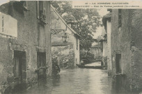 Beaulieu-sur-Dordogne : "40 - La Corrèze illustrée - Beaulieu - Rue de Venise pendant l'inondation".