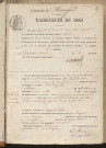 Naissances, mariages, décès (1883-1892)